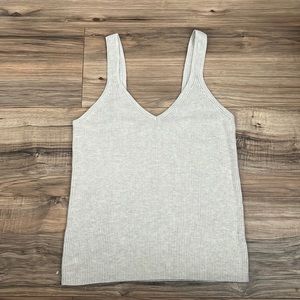 Banana Republic oatmeal color sweater tank.